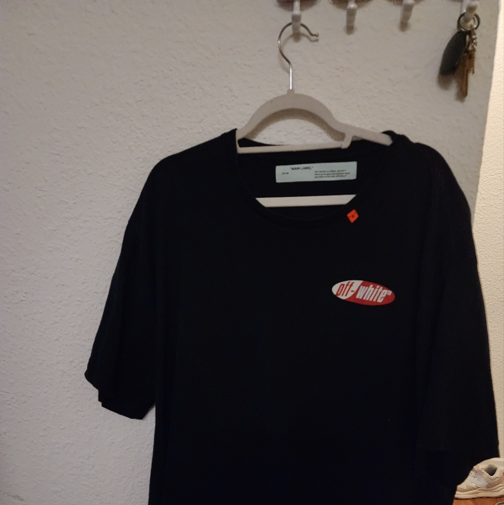 Off White Short Sleeve T-shirt XL